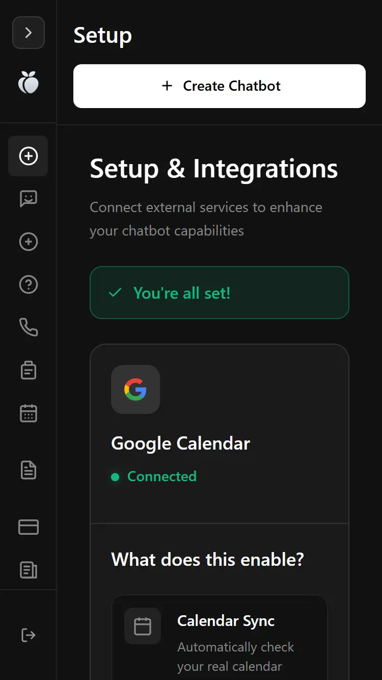 Task automation screenshot